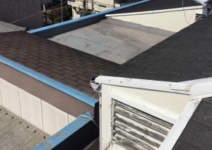 屋根　屋上　塩ビシート防水機械的固定工法