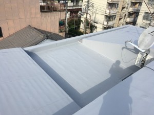 屋根　屋上　塩ビシート防水機械的固定工法