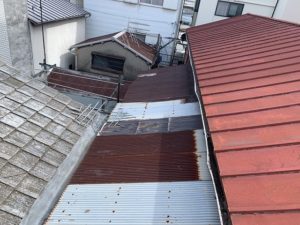 大阪市　雨漏補修　雨漏改善　屋根修繕　ダイタク