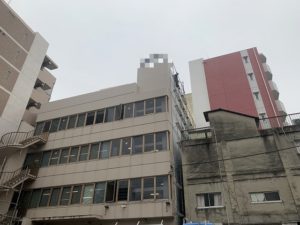 大阪市　ビル　外壁塗装工事　ダイタク