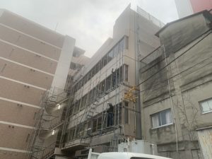 大阪市　ビル　外壁塗装工事　ダイタク