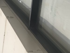 大阪市　パネルシーリング切れ　雨漏れ補修工事
