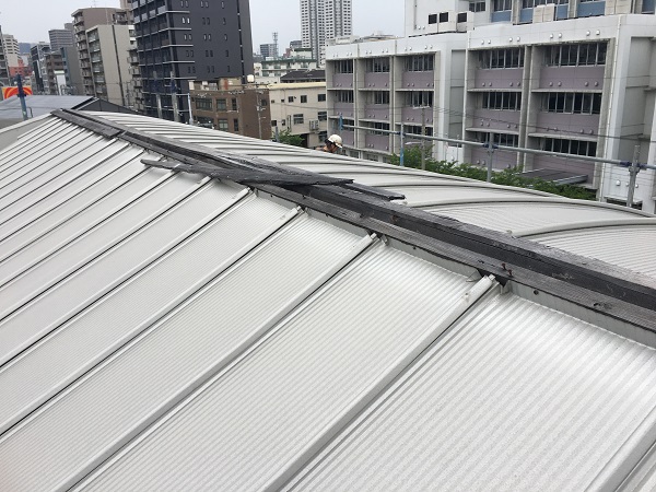 大阪市　台風被害　屋根補修　DAITAKU
