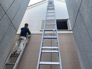 東大阪市　2階屋根換気棟　雨漏り改善工事　ダイタク