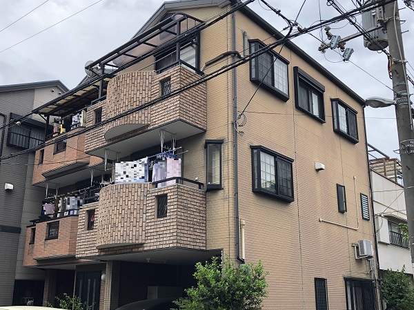 大阪市　外壁　屋根　塗装　ベランダ　バルコニー　防水　ウレタン　ダイタク