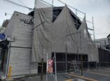 大阪市　外壁塗装　仮設足場設置　ダイタク