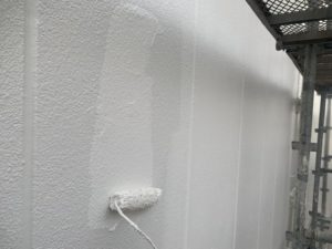 大阪市　外壁雨漏りに伴う外壁一面塗装　ダイタク