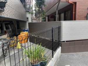 大阪市　外壁塗装・防水工事に伴う外構工事　ダイタク
