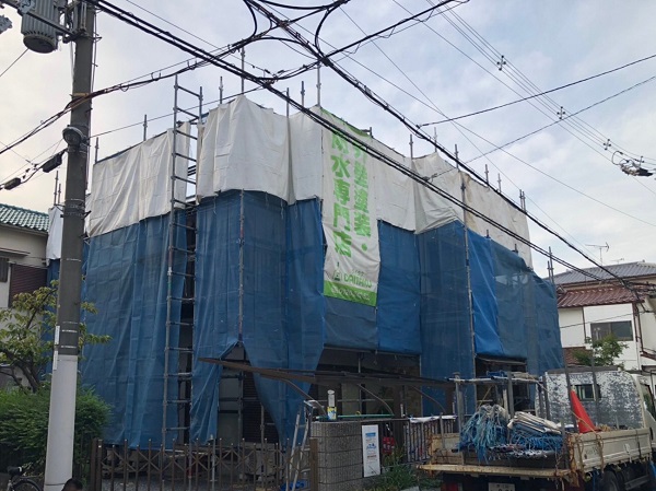 大阪市　屋根　外壁　塗装　モニエル瓦　リファイン　ダイタク