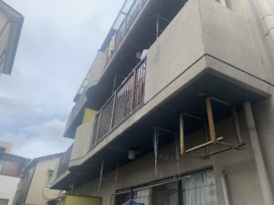 大阪市マンション　外壁塗装　バルコニー　ダイタク