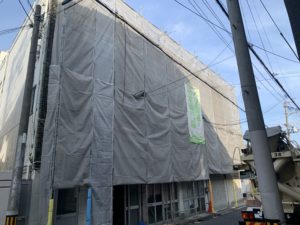 大阪市　タイル～サイディング外壁改修工事