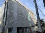 大阪市　外壁タイル～外壁改修工事　仮設足場設置　ダイタク