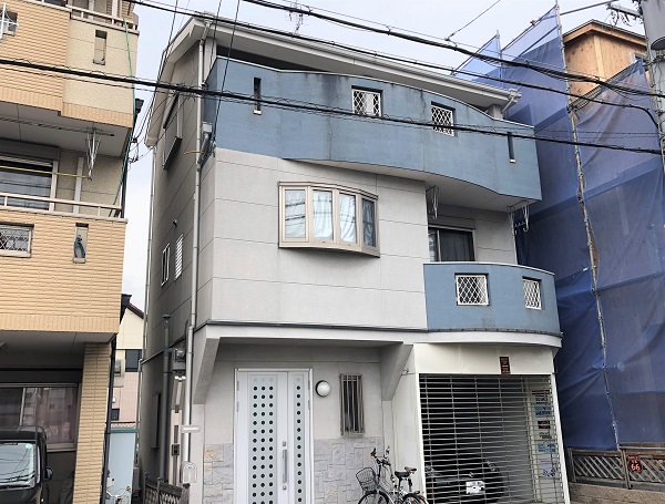 東大阪市　外壁塗装　屋根塗装　シリコンREVO　DAITAKU