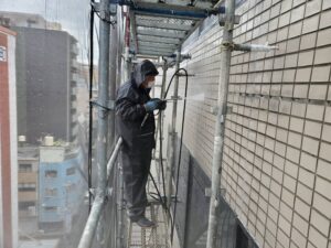 大阪市　某ビル　タイル　外壁補修工事　漏水改善　ダイタク　DAITAKU