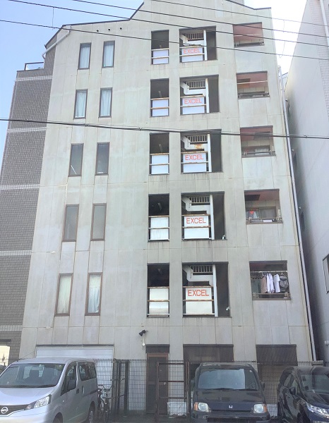 大阪市　マンション　外壁塗装　修繕工事　ラジカルシリコン　DAITAKU