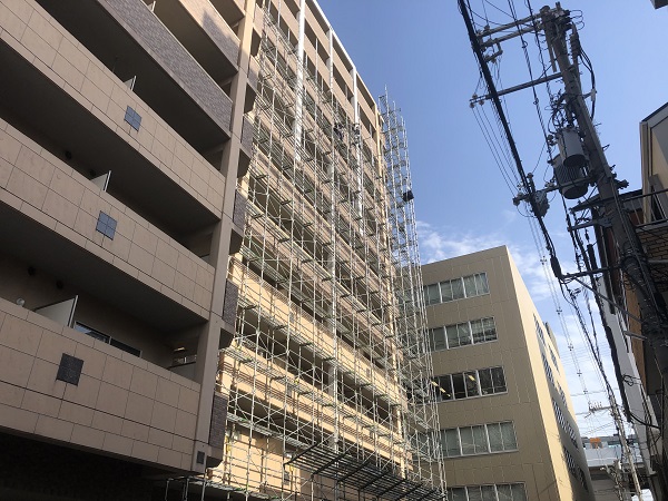 東大阪市　マンション　外壁塗装　修繕工事