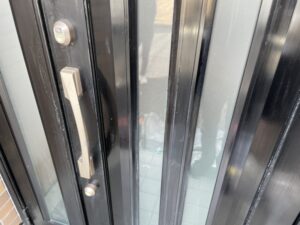 大阪市　玄関ドア　アルミ塗装　リペア塗装　DAITAKU