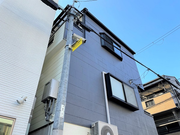 大阪市　外壁塗装　超低汚染リファイン　ニンバス　ホワイトリリィ　DAITAKU