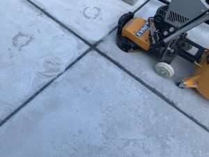 大阪市　新築　シンダーコンクリート　表面補修　ライナックス　研磨　NSフロアハード　ダイタク