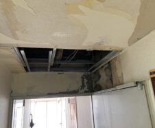 大阪市　マンション　天井漏水跡　補修　内装　ダイタク