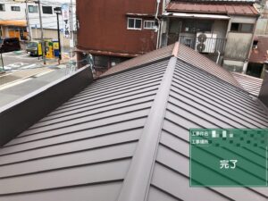 大阪市　屋根塗装・壁波板施工のテナント内装　ダイタ