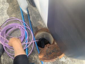 大阪市　雨漏りじゃなく水漏れ　排水管清掃　ダイタク