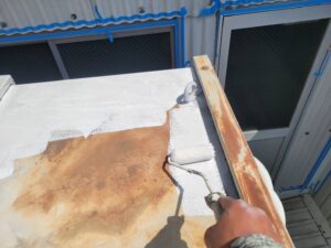 大阪市　鉄部塗装　キューピクル塗装　ダイタク