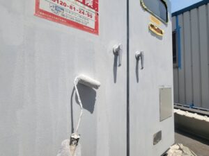 大阪市　鉄部塗装　キューピクル塗装　ダイタク