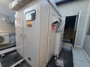 大阪市　鉄部塗装　キューピクル塗装　ダイタク