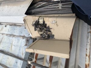 大阪市　樋詰まり　オーバーフロー　大量雨漏れ　ダイタク