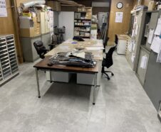 大阪市　屋根塗装・壁波板施工のテナント内装　ダイタク