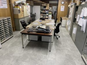 大阪市　屋根塗装・壁波板施工のテナント内装　ダイタク