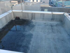 奈良市　ビル　塔屋　防水工事　ドレン廻り　EV室　生駒市　ダイタク　DAITAKU