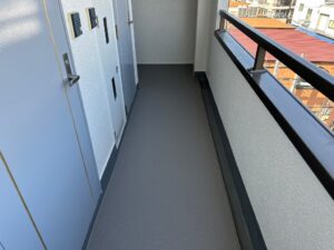 奈良市　マンション　廊下　階段　長尺シート工事　ダイタク　DAITAKU　奈良　生駒