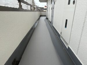 奈良市　マンション　廊下　階段　長尺シート工事　ダイタク　DAITAKU　奈良　生駒