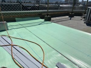 東大阪市　タウンハウス　外壁塗装　屋上防水　　DAITAKU　ダイタク　奈良　生駒