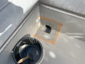 生駒市　戸建て　ベランダ　バルコニー　防水　ドレン改修工事　DAITAKU　ダイタク　奈良　生駒