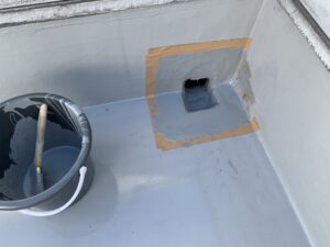 生駒市　戸建て　ベランダ　バルコニー　防水　ドレン改修工事　DAITAKU　ダイタク　奈良　生駒