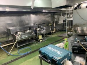 奈良市　店舗　厨房　キッチン　塗床工事　DAITAKU　ダイタク　奈良　生駒