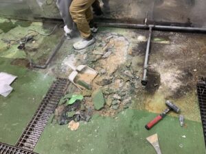 奈良市　店舗　厨房　キッチン　塗床工事　DAITAKU　ダイタク　奈良　生駒