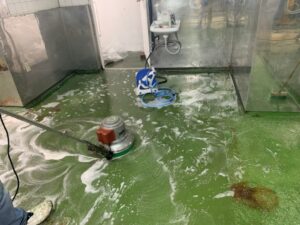 奈良市　店舗　厨房　キッチン　塗床工事　DAITAKU　ダイタク　奈良　生駒