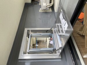奈良市　バルコニー　防水工事　避難ハッチ交換　マンション　ベランダ　生駒市　奈良　生駒　ダイタク　DAITAKU