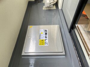 奈良市　バルコニー　防水工事　避難ハッチ交換　マンション　ベランダ　生駒市　奈良　生駒　ダイタク　DAITAKU