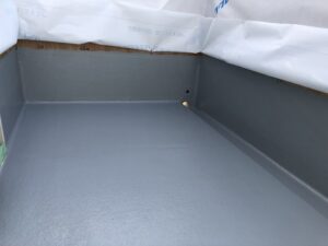 東大阪市　新築　戸建て　バルコニー　FRP防水工事　ダイタク　DAITAKU