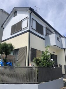 生駒市　戸建て　外壁塗装工事　ダイタク　DAITAKU