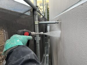 西宮市　マンション　漏水　クラック　高圧水洗浄　漏水補修　生駒市　ダイタク　DAITAKU