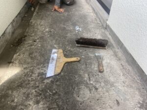 生駒市　マンション　バルコニー　ベランダ　防水工事　DAITAKU　ダイタク　奈良　生駒