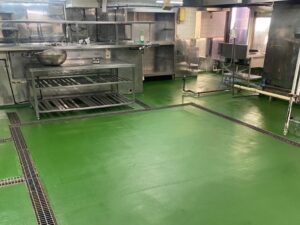 奈良市　店舗　厨房　キッチン　塗床工事　DAITAKU　ダイタク　奈良　生駒