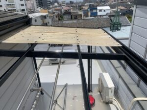 大阪市　戸建て　漏水改善工事　波板交換工事　ダイタク　DAITAKU　奈良　生駒