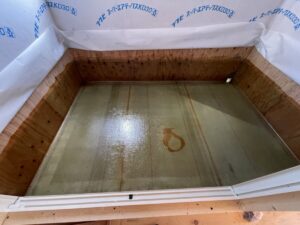 大阪市　新築戸建て　バルコニー　FRP防水工事　DAITAKU　ダイタク